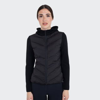 Ladies Technical Padded Raincoat | Black