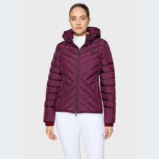 Ladies Courchevel Padded Coat | Plum
