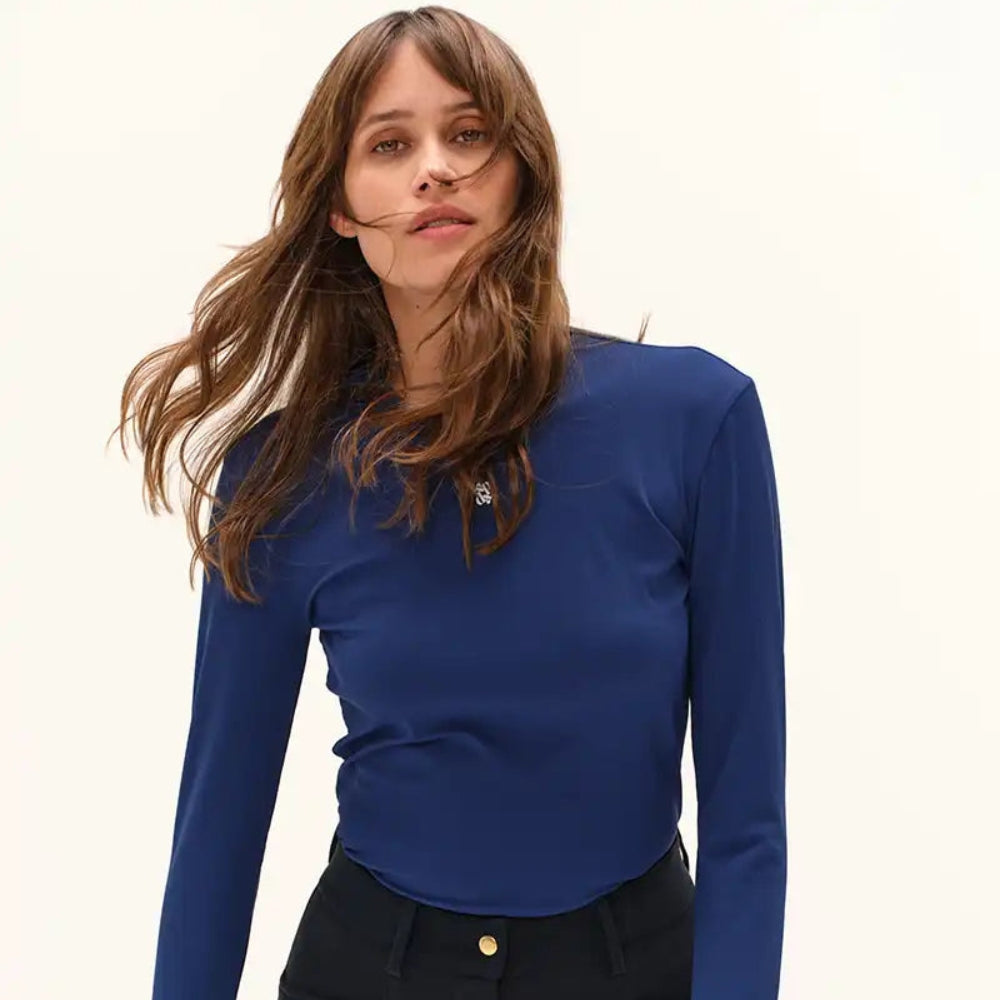 Ladies Kira Training Polo | Long Sleeves | Dark Baltique
