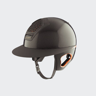 Voronoï Carbon Helmet With Temple Protection | Black | Bronze