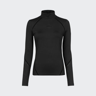 Ladies Cavaldesa Turtleneck Polo | Black