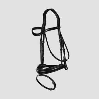 Dressage Matt Medium Noseband Bridle with Flash