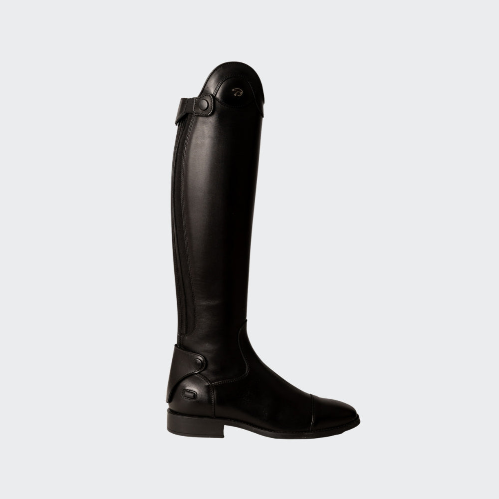 Tall Riding Boots Without Laces | Black