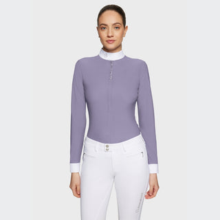 Ladies Roxanne Premium Show Shirt | Lavender Gray