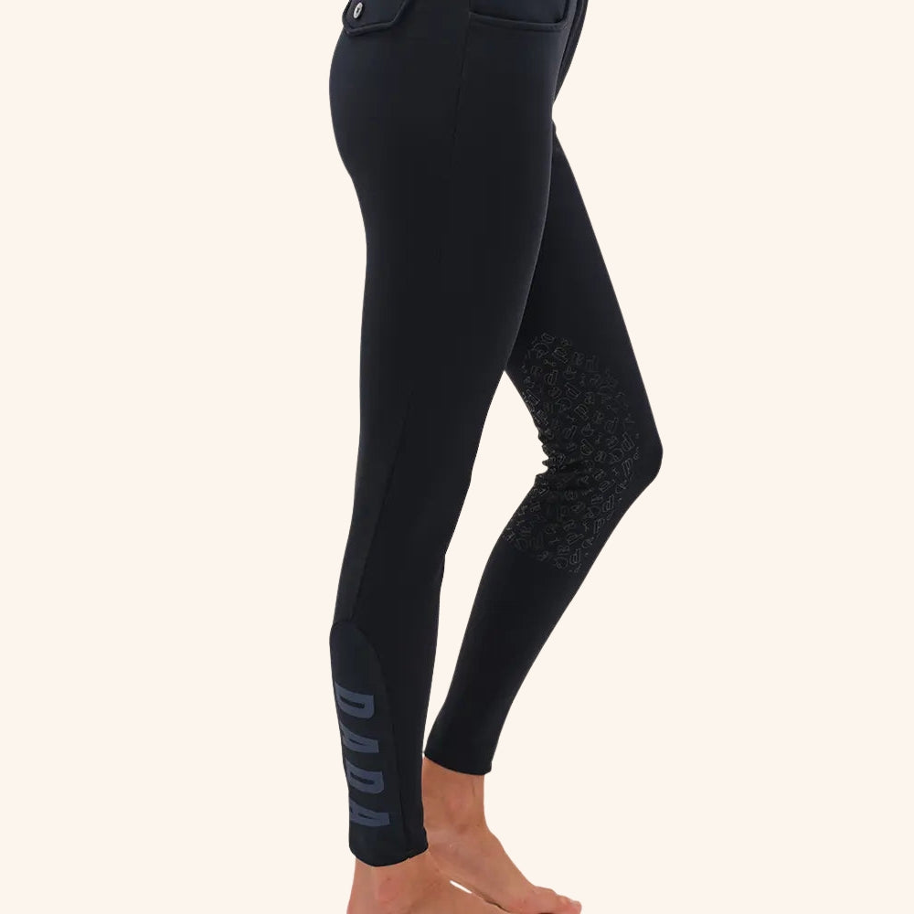 Ladies Gerry Breeches | Medium Rise | Knee Grip | Navy