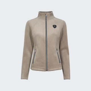 Ladies Cavaldetta Suede Look Jacket | Latte