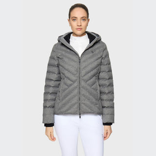 Ladies Courchevelwool Padded Coat | Grey