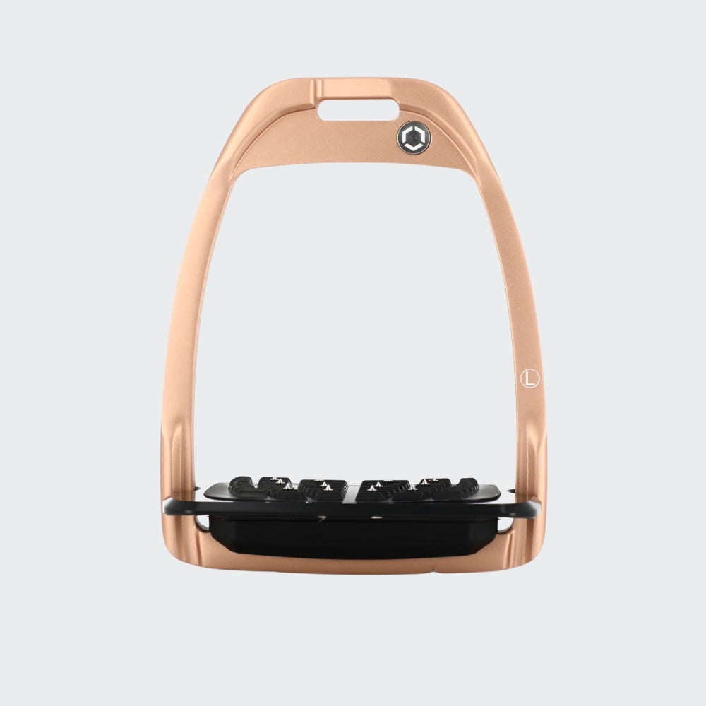 Hunter H Stirrups | Pink Gold