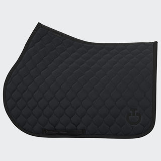 Circular Quilted Jumping Saddle Pad | Charcoal