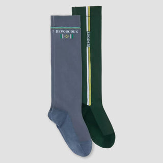 Mens Bikotea Socks - Grey/Green