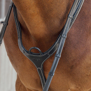 D Collection Rubber Reins With Leather Loops