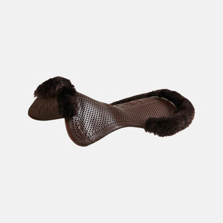 Cut Out Sheepskin Gel Pad With Dri-Lex | Brown