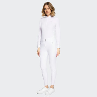 Ladies Omega Sport Breeches | Medium Rise | White