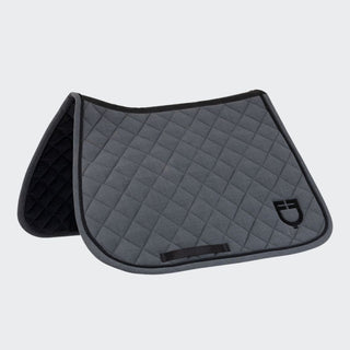 Technical Wool Jumping Saddle Pad | Grey Melange