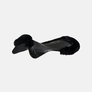 Cut Out Sheepskin Gel Pad With Dri-Lex | Black