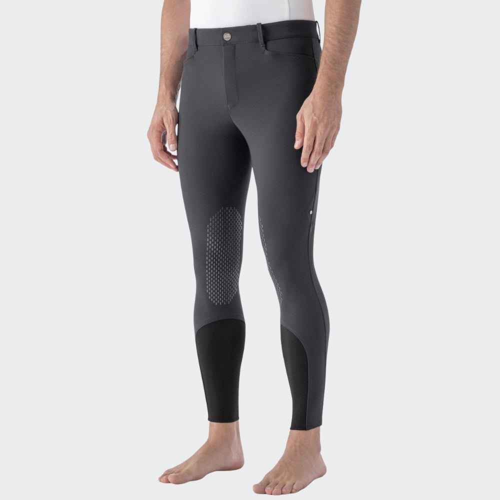Mens Grafton B Move Breeches | Knee Grip | Night Grey