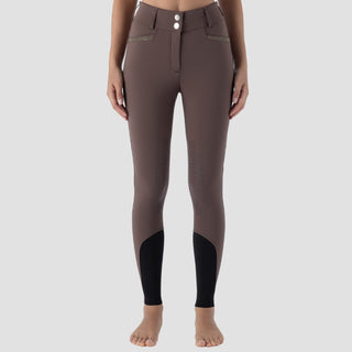 Ladies Crystalek Breeches | High Rise | Cocoa Powder