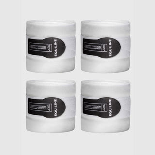 Polo Fleece Bandages | Set of 4 | White