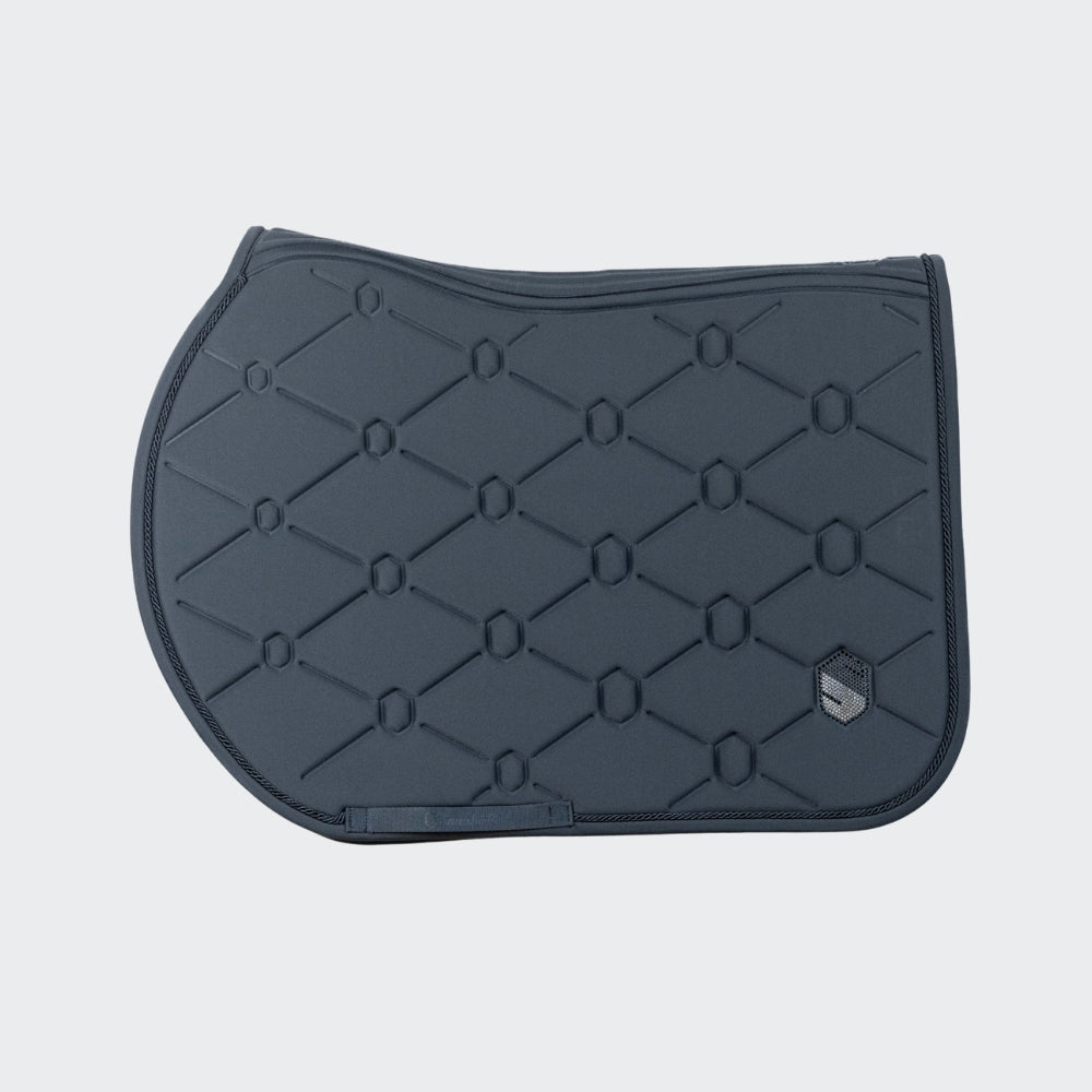 SpineShield Swarovski Jumping Saddle Pad | Anthracite