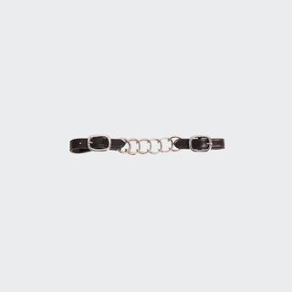 New English Hackamore Chain Single | Black