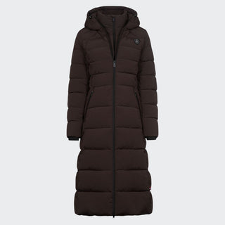 Ladies Cavaldeni Maxi Riding Coat | Coffee