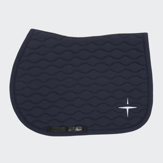 Wave Tech-Jersey Jumping Saddle Pad | Navy