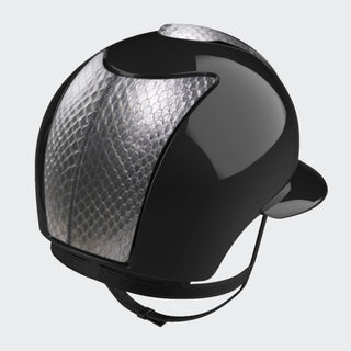 Cromo 2.0 Polish Black/Metal | Polo Visor | Universo Silver | Snake Front & Rear Panels
