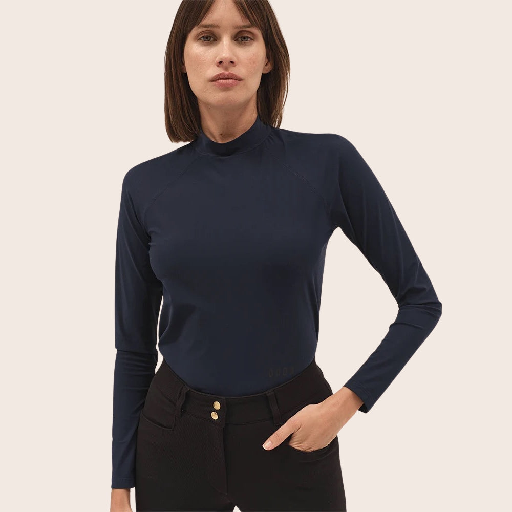 Ladies Totem Technical Training Polo | Long Sleeves | Dark Baltique