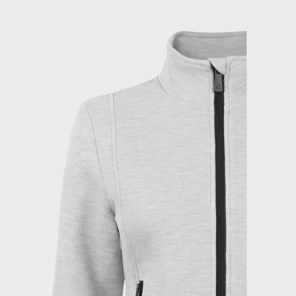 Ladies Cavalrael Zip Sweater | Grey