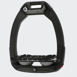 Safe-On Stirrups | Total Black | Grey