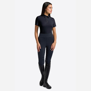 Ladies RG Italy Micro Perforated Polo | Short Sleeves | Navy
