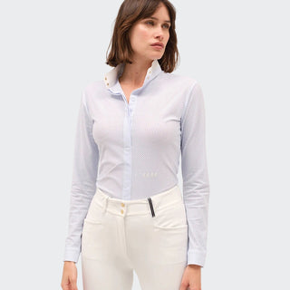 Ladies Helios Long Sleeve Show Shirt | Sky Blue