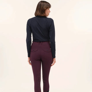 Ladies Giovani Grip Breeches | Medium Rise | Dark Muscat