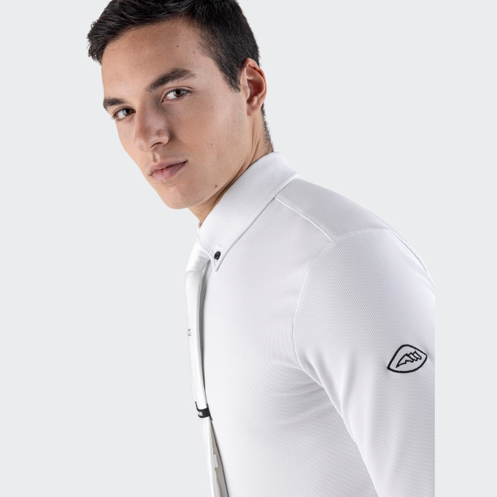 Mens Cunga Show Shirt | Long Sleeves | White
