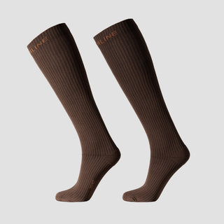 Ladies Eqerte Riding Socks | Cocoa Powder