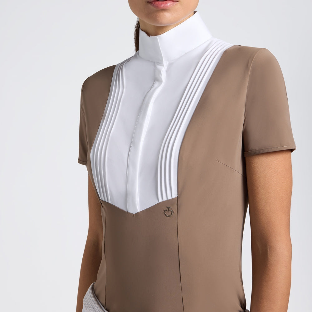 Ladies American Show Shirt | Short Sleeves | Walnut