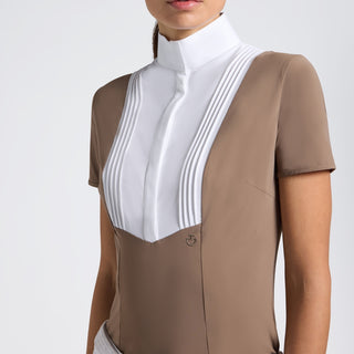 Ladies American Show Shirt | Short Sleeves | Walnut