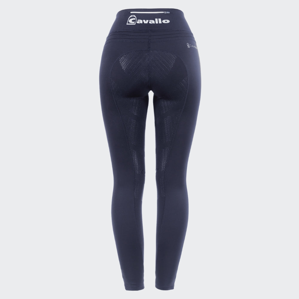 Ladies Cavallin Grip Riding Leggings | Full Grip | Navy