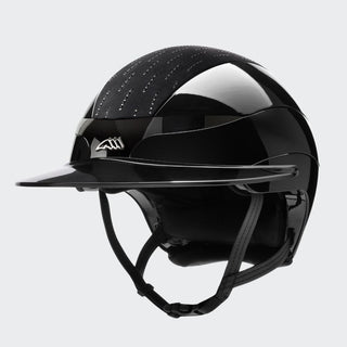 Xanto Helmet | Sun Visor | Rain Of Diamonds | With Logo | Glossy Black