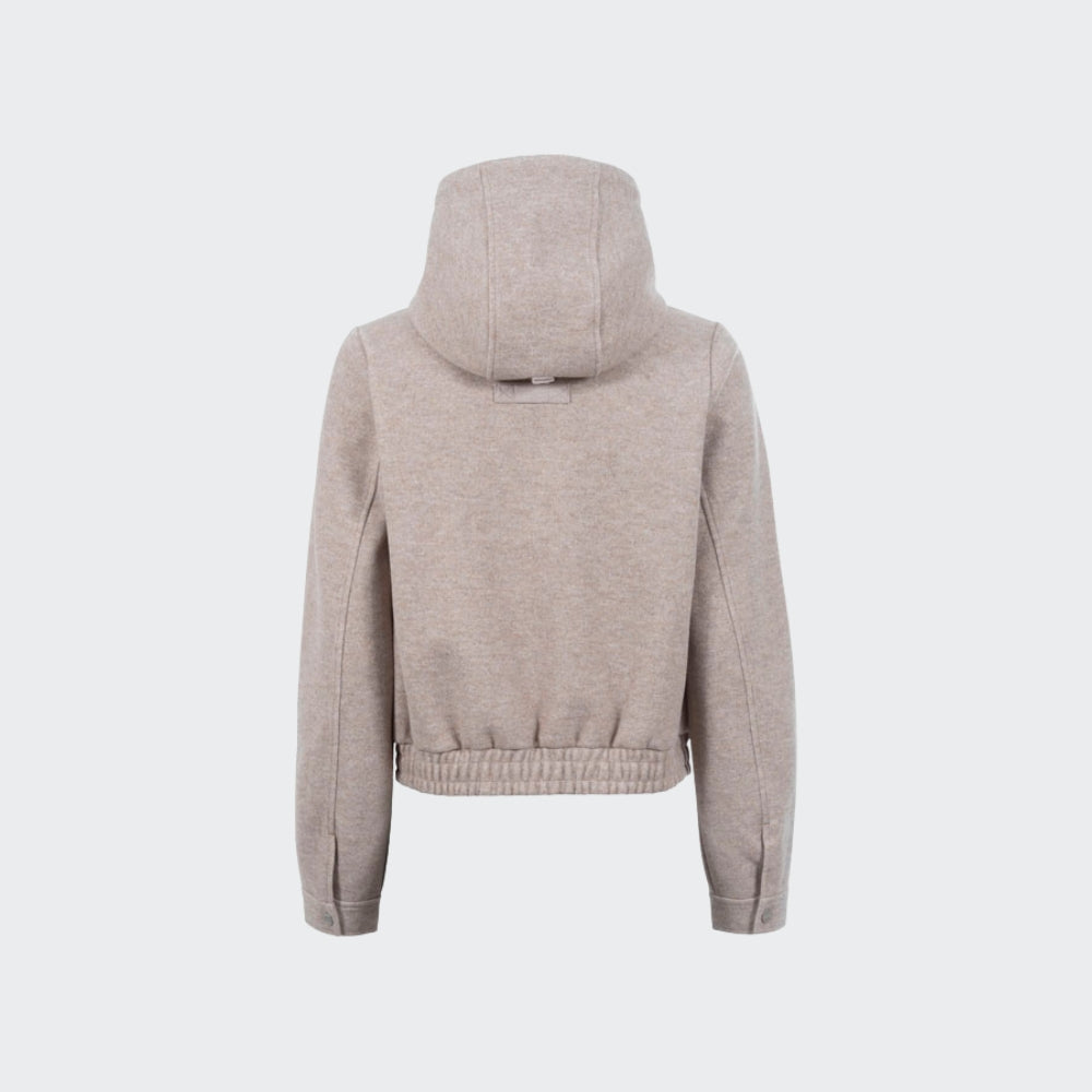 Ladies Cavalrabi Cropped Jacket | Beige