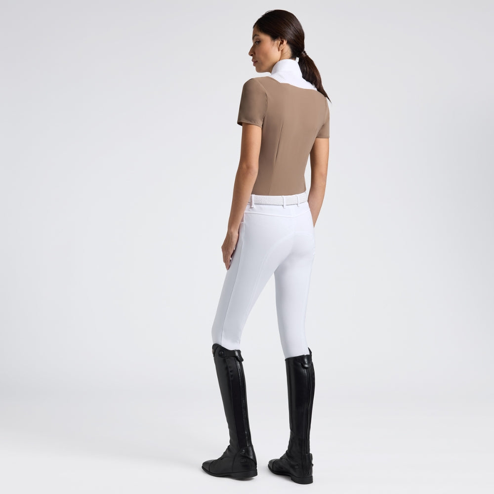 Ladies American Show Shirt | Short Sleeves | Walnut