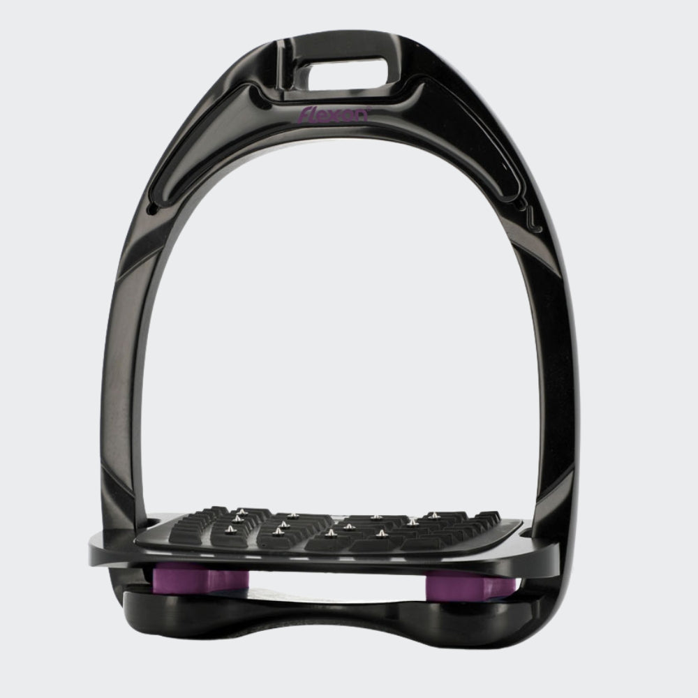 Black Aluminium Stirrups | Plum