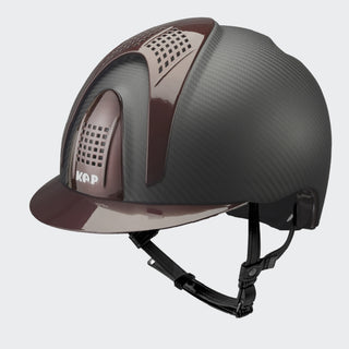 Carbon Helmet | E-Light Matt | 3 Burgundy Inserts
