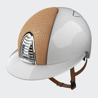 Cromo 2.0 Polish White | Polo Visor | Beige Python Front Panel
