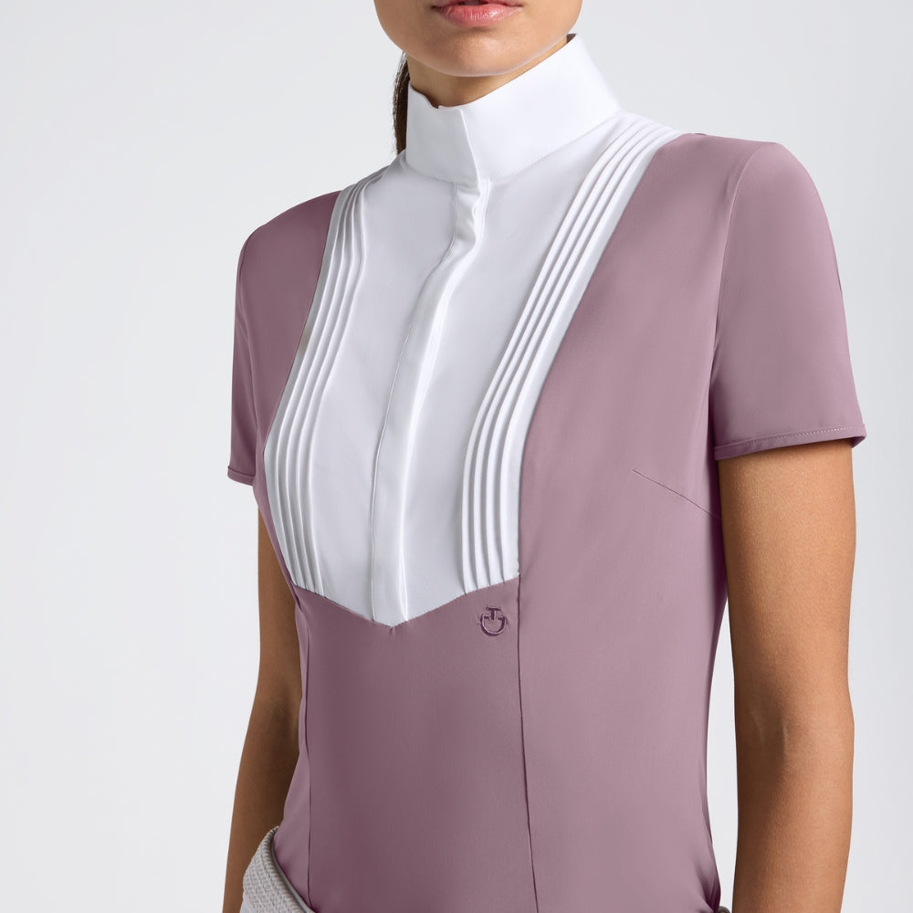 Ladies American Show Shirt | Short Sleeves | Rosa