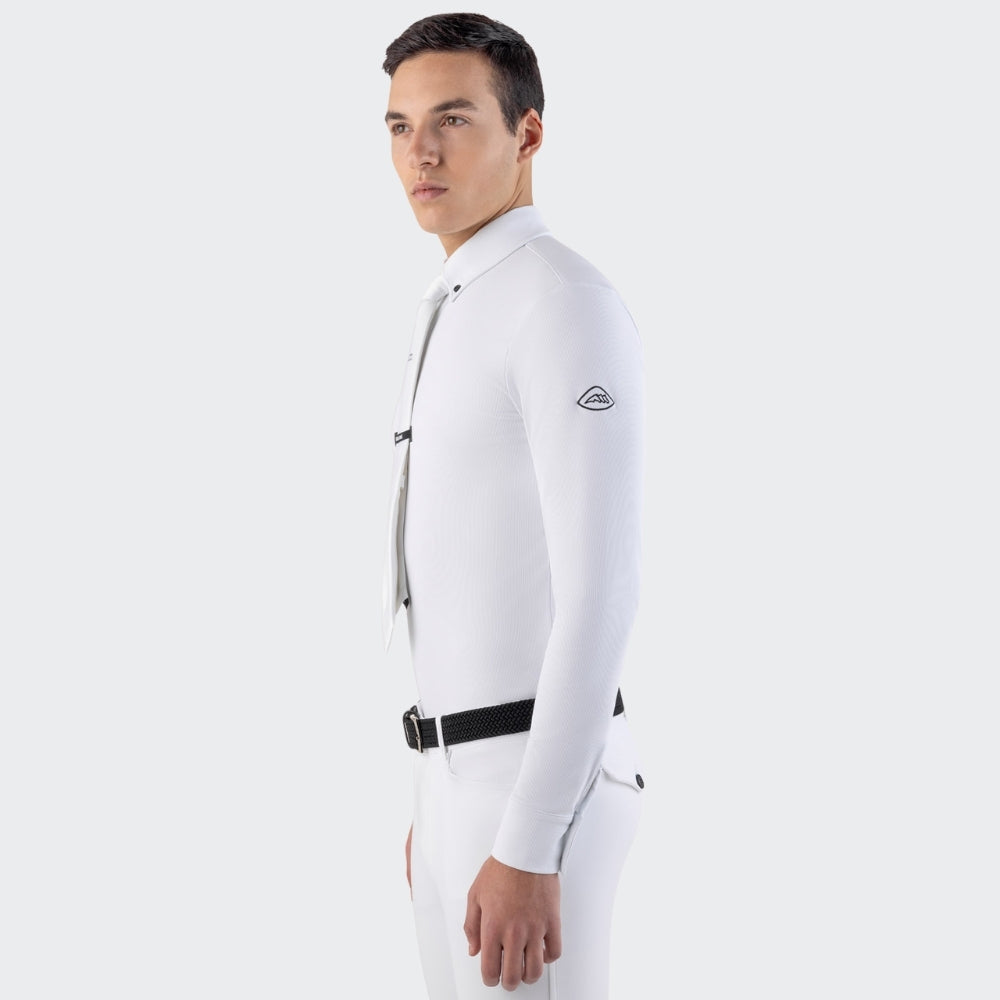 Mens Cunga Show Shirt | Long Sleeves | White