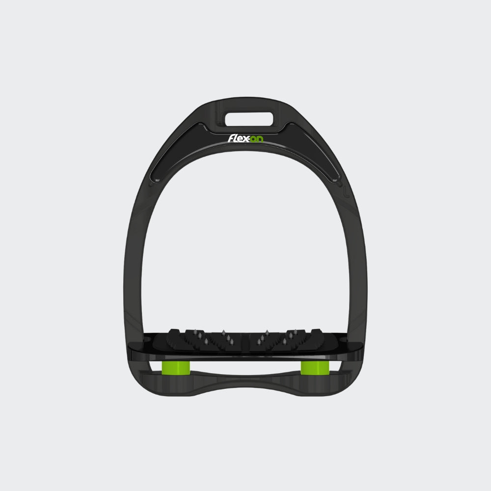 Black Aluminium Stirrups | Green