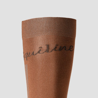 Ladies Eqgreg Riding Socks | Mocha Mousse