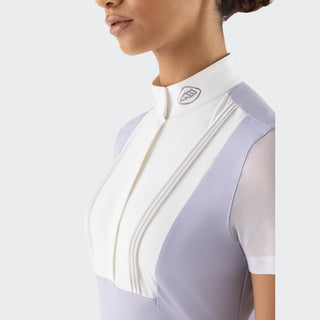 Ladies Eqglio Show Shirt | Short Sleeves | Purple