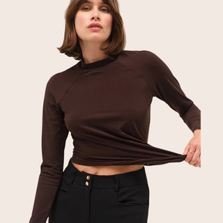 Ladies Totem Technical Training Polo | Chocolate